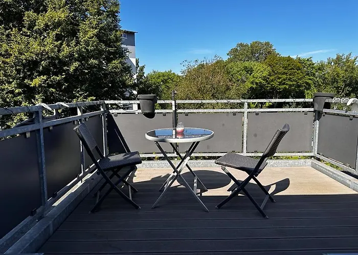 Apartment A&v Wunderschöne Rheinblick Zum Entspannen Ela Duisburg